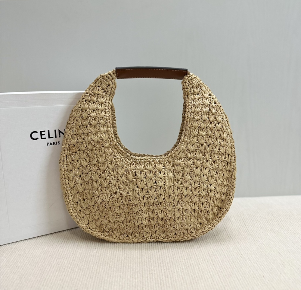 CE Hobo straw bag