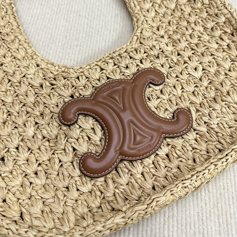 CE Hobo straw bag
