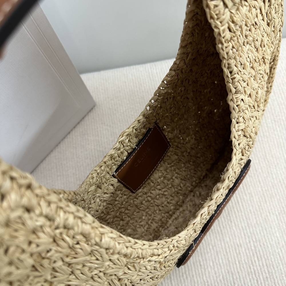 CE Hobo straw bag