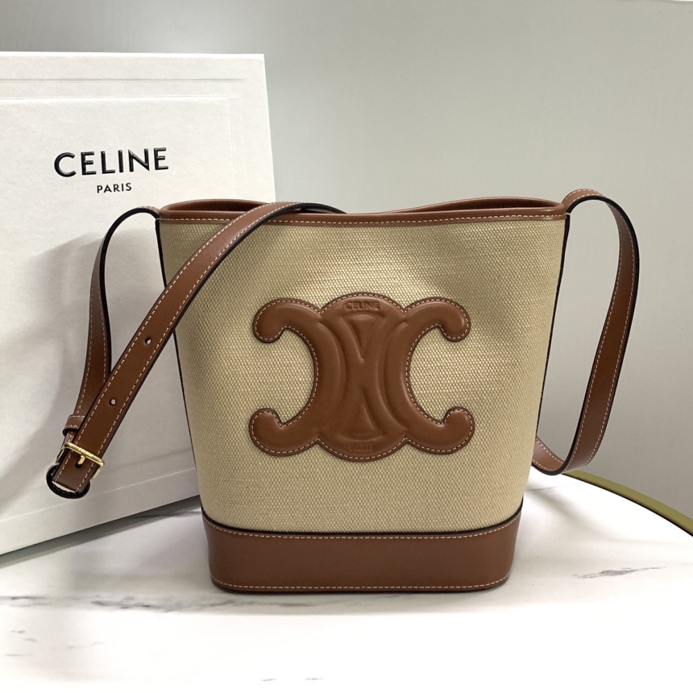 celine CUIR bucket