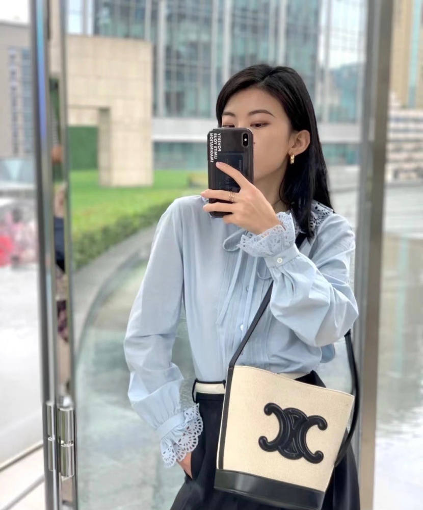 celine CUIR bucket