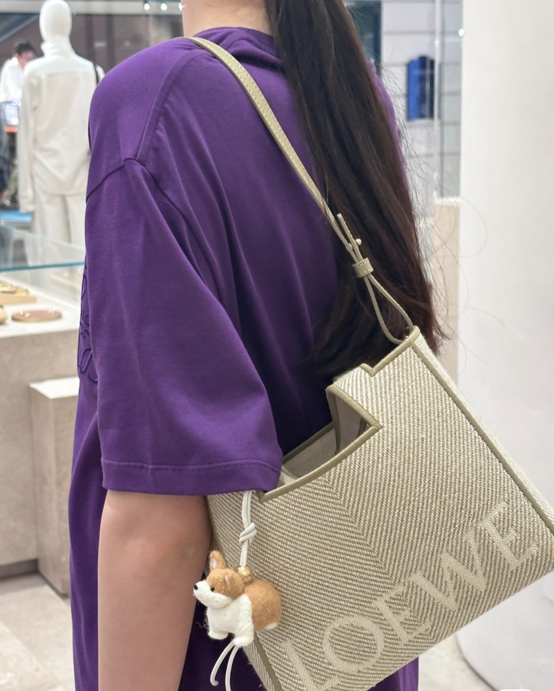 Loewe Small Jacquard Canvas tote bag