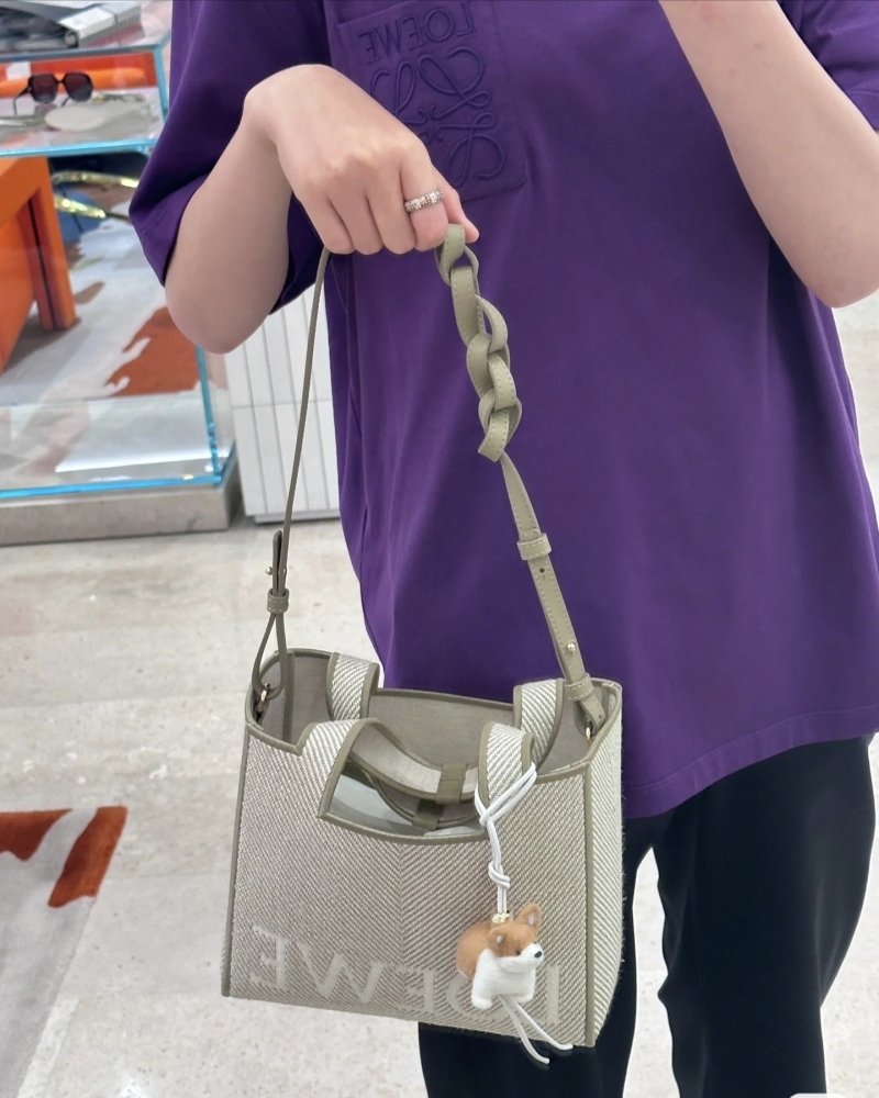 Loewe Small Jacquard Canvas tote bag