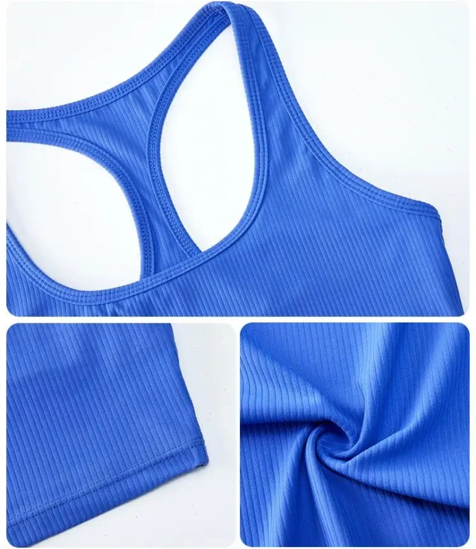 XW-TM0208 U Neck Backless Women Workout Activewear Plus Size Sports Fitness Sleeveless Yoga Corset Gym Crop Tops