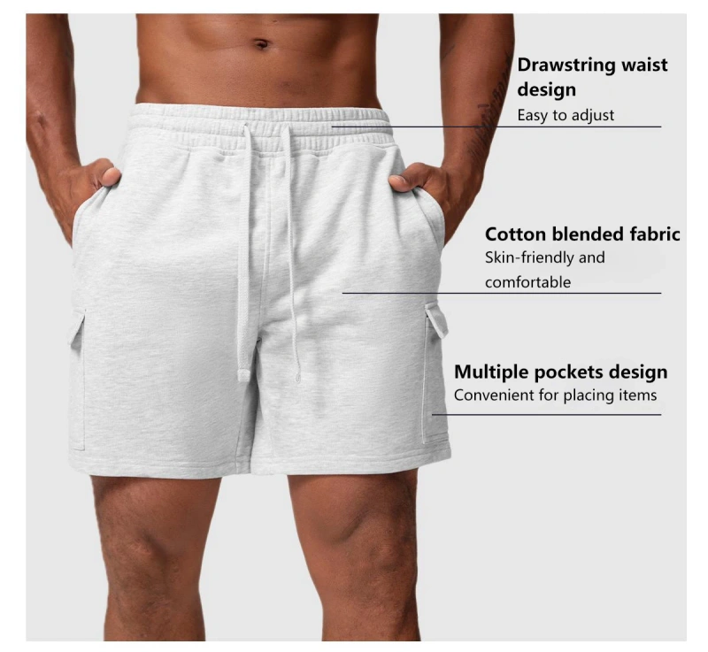 XW-DDK1022 Factory New Outdoor Running Workout Pants Wholesale Comfortable Breathable Short Gym Shorts