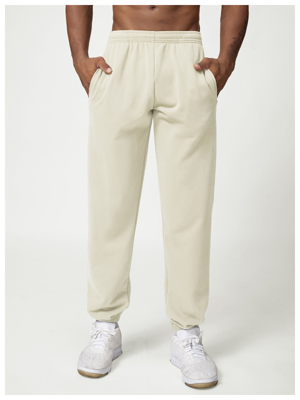 Cross-border men's home leisure sports fitness all-match sweatpants leggings European and American sports pants 1017