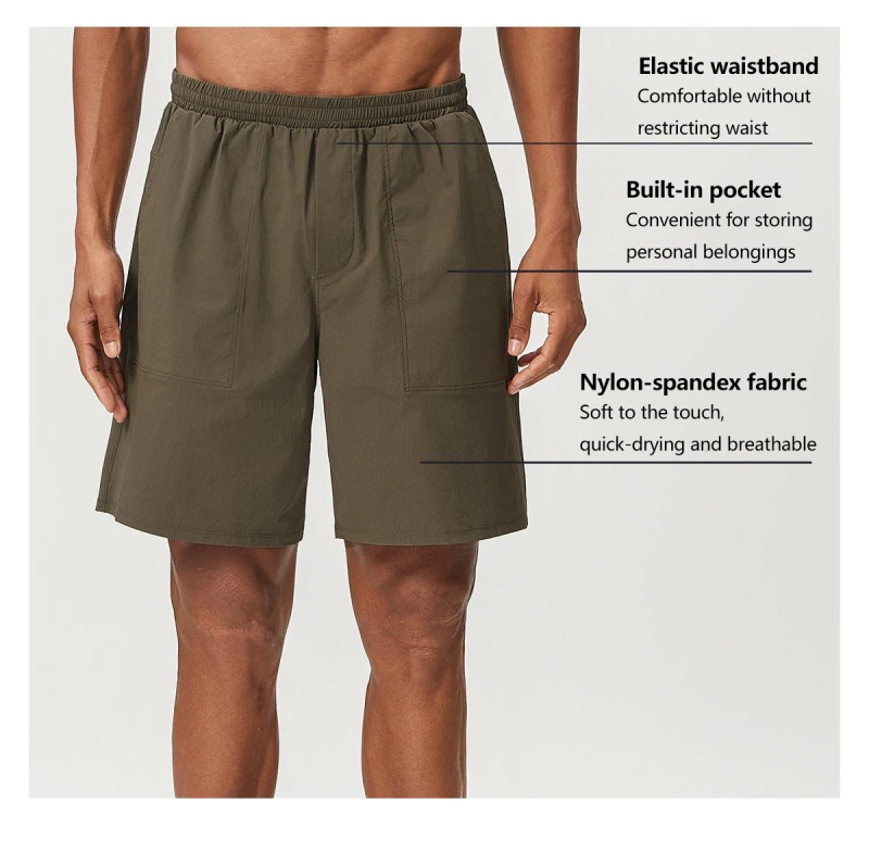 XW-DDK1008 Wholesale New Short Men's Outdoor Running Exercise Pants Comfortable Breathable Fitness Pants Gym Shorts