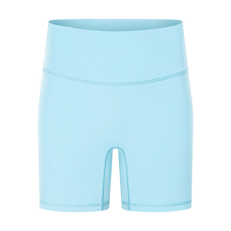 New Yoga Shorts Women's Nude Feeling No Embarrassment Line Tight Sports Three-quarter Pants Summer Fitness Yoga Clothes DK067