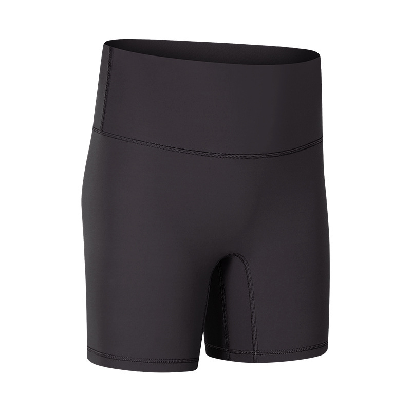 New Yoga Shorts Women's Nude Feeling No Embarrassment Line Tight Sports Three-quarter Pants Summer Fitness Yoga Clothes DK067