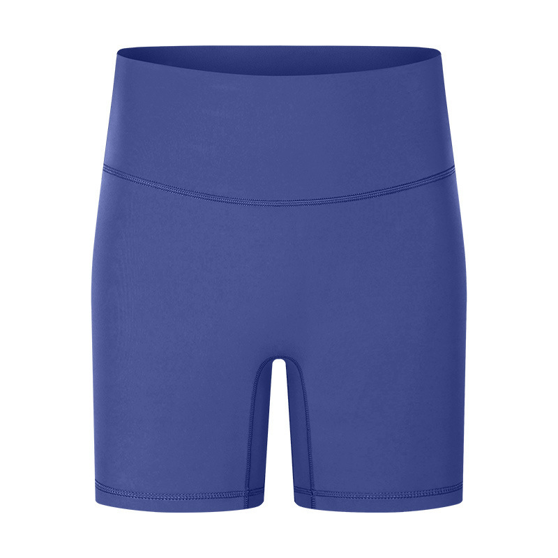 New Yoga Shorts Women's Nude Feeling No Embarrassment Line Tight Sports Three-quarter Pants Summer Fitness Yoga Clothes DK067