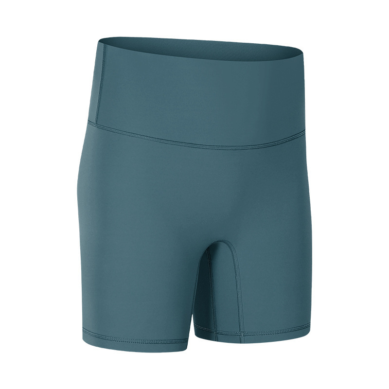 New Yoga Shorts Women's Nude Feeling No Embarrassment Line Tight Sports Three-quarter Pants Summer Fitness Yoga Clothes DK067