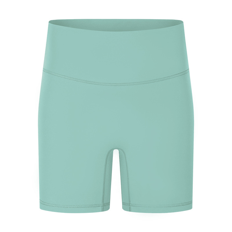 New Yoga Shorts Women's Nude Feeling No Embarrassment Line Tight Sports Three-quarter Pants Summer Fitness Yoga Clothes DK067
