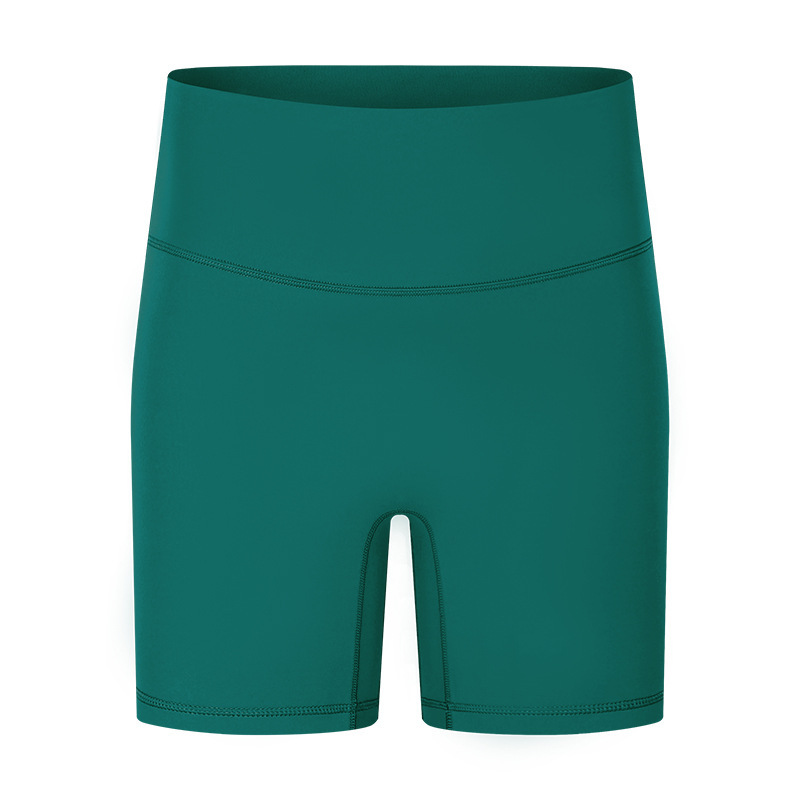 New Yoga Shorts Women's Nude Feeling No Embarrassment Line Tight Sports Three-quarter Pants Summer Fitness Yoga Clothes DK067
