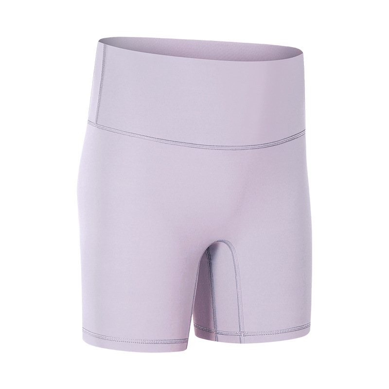 New Yoga Shorts Women's Nude Feeling No Embarrassment Line Tight Sports Three-quarter Pants Summer Fitness Yoga Clothes DK067