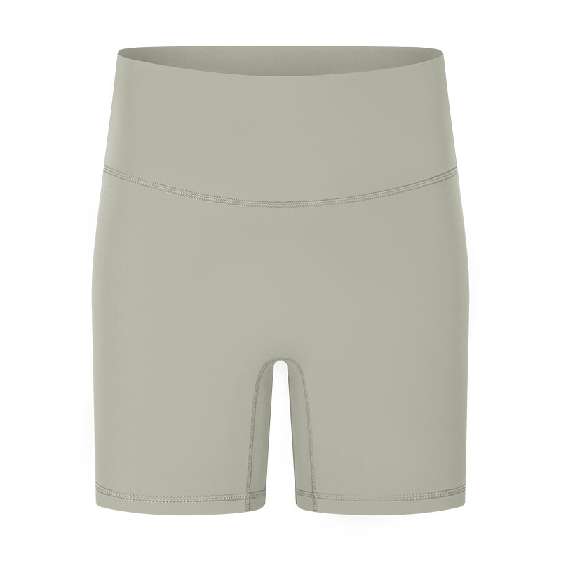 New Yoga Shorts Women's Nude Feeling No Embarrassment Line Tight Sports Three-quarter Pants Summer Fitness Yoga Clothes DK067
