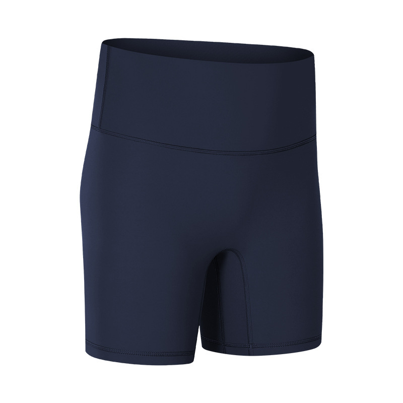 New Yoga Shorts Women's Nude Feeling No Embarrassment Line Tight Sports Three-quarter Pants Summer Fitness Yoga Clothes DK067