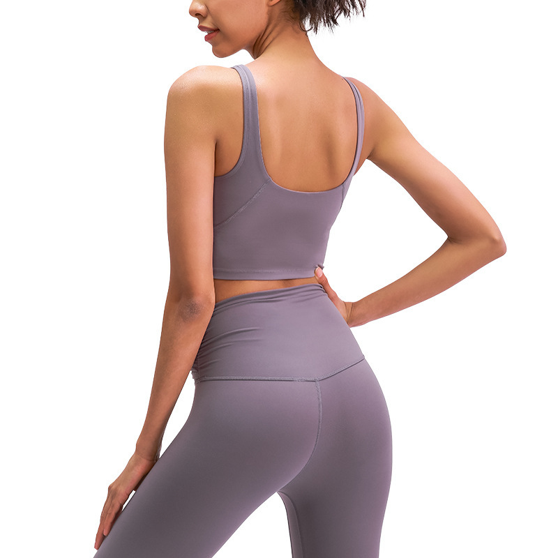 Cross-border new beautiful back sports bra women yoga running bra fitness vest top yoga clothes S2054