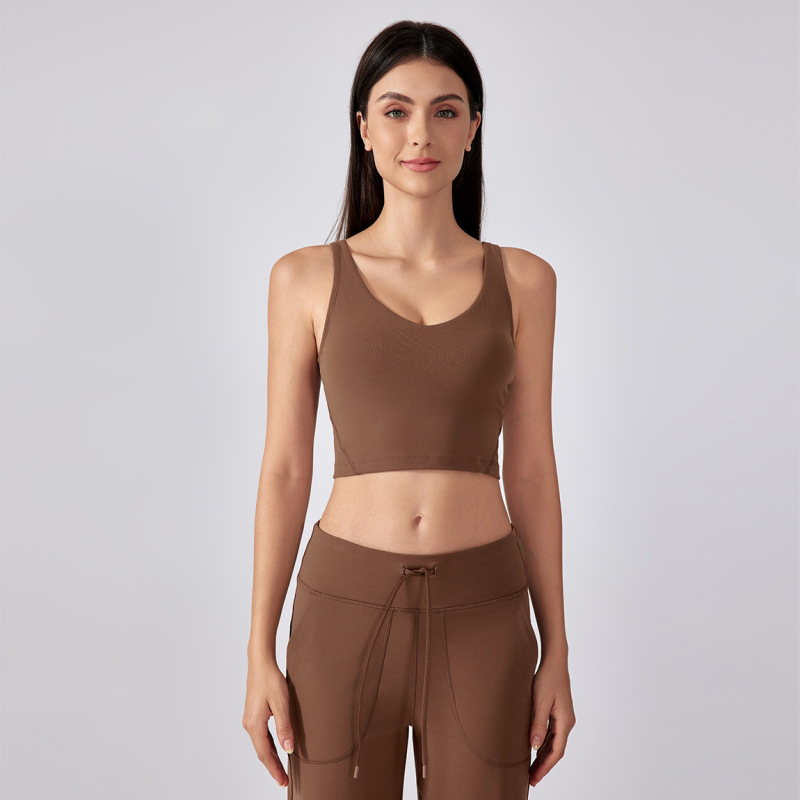 DQ-S2054-WX sports bra yoga running bra fitness vest top