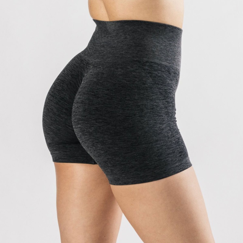 AliExpress Amazon Side Jacquard Gym Shorts Seamless Gym Three Pants Snowflake Color Yoga Shorts