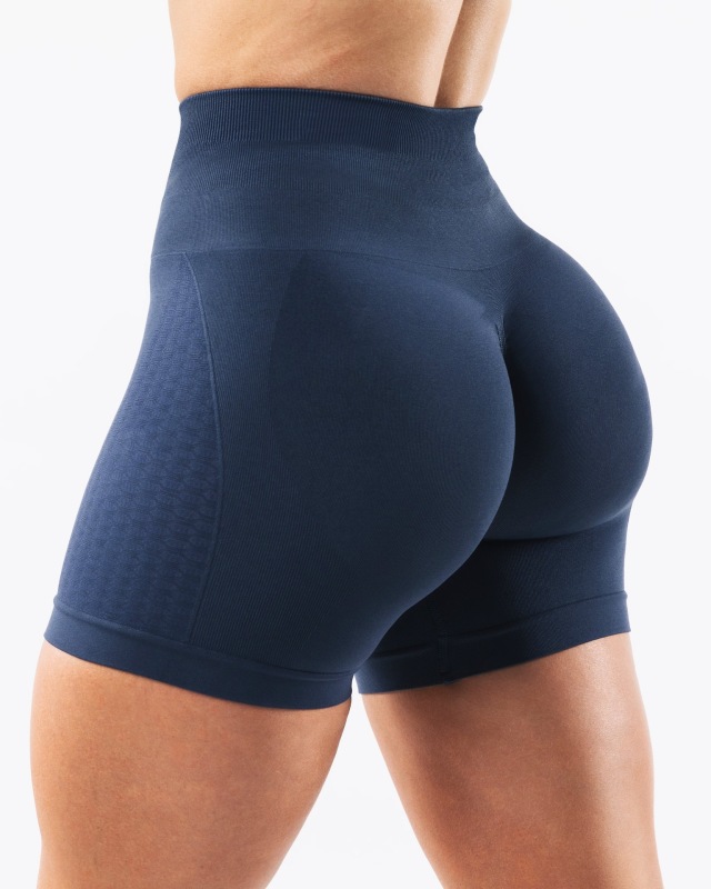 Amazon super soft feel tight body shaping hip lifting cationic seamless jacquard three-quarter pants fitness shorts yoga pants