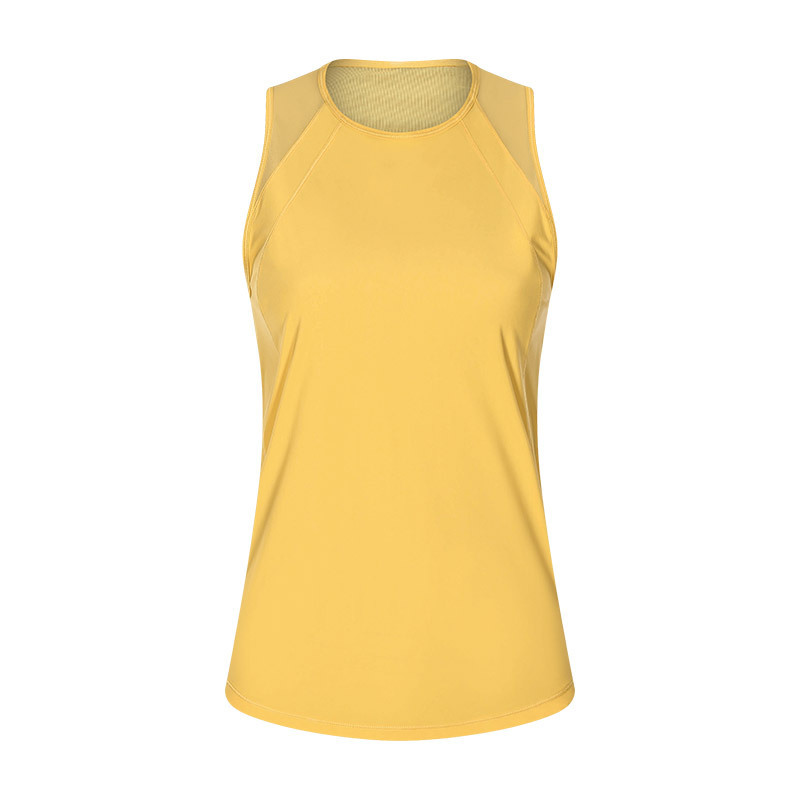 DQ-DT051 Quick-drying breathable vest sports cover-up yoga clothes fitness back sleeveless top