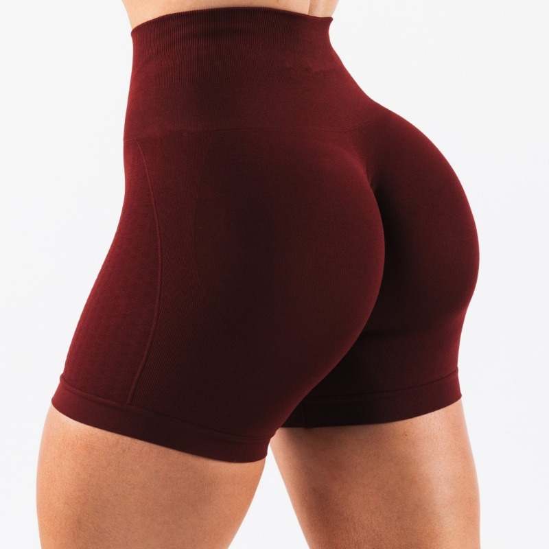 Amazon super soft feel tight body shaping hip lifting cationic seamless jacquard three-quarter pants fitness shorts yoga pants