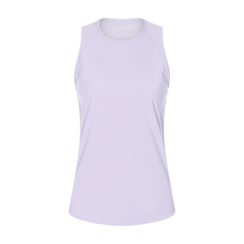 DQ-DT051 Quick-drying breathable vest sports cover-up yoga clothes fitness back sleeveless top