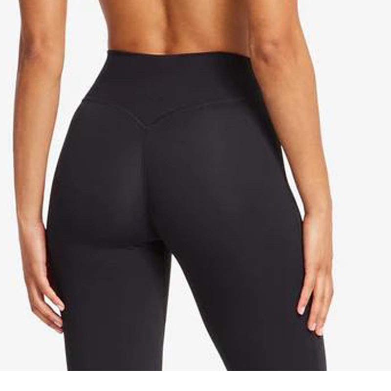 European and American foreign trade cross-border yoga fitness vest with chest pads and beautiful back slings nude quick-drying high waist sports training pants