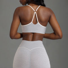 Grey Linen Shorts Set