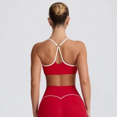 Red shorts suit