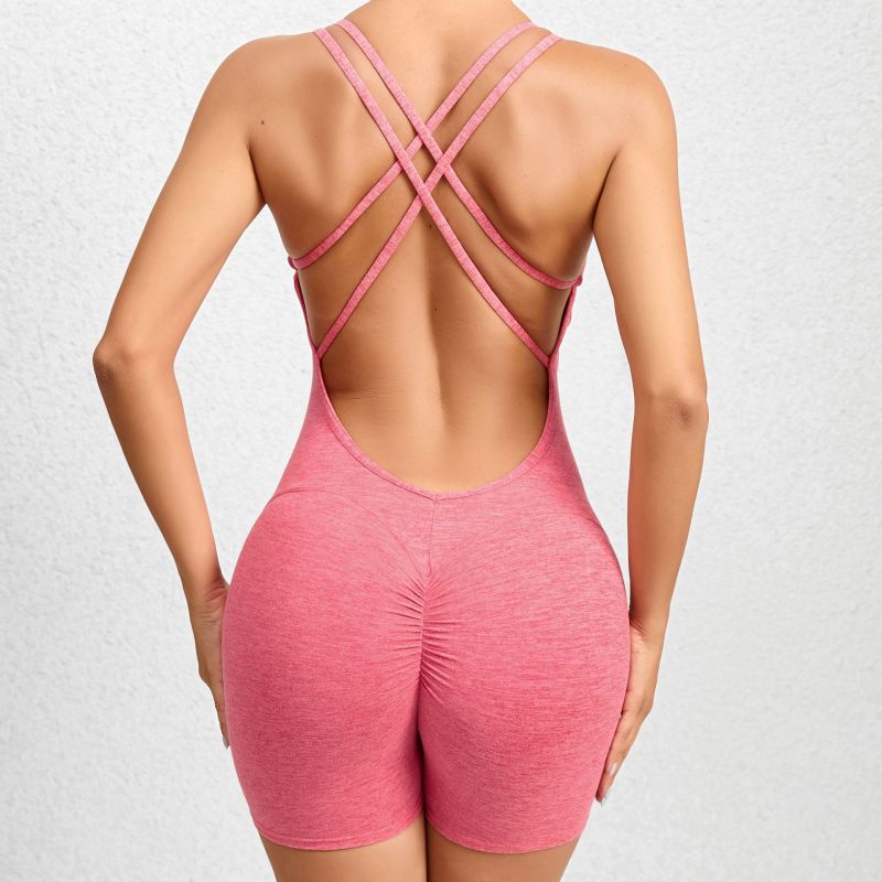 QS-71013-Woman Training Yoga Jumpsuit