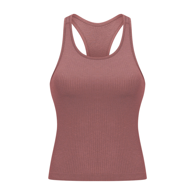 Spot yoga clothes fashion with chest pad I-shaped beautiful back yoga vest sports running fitness tops female DT140
