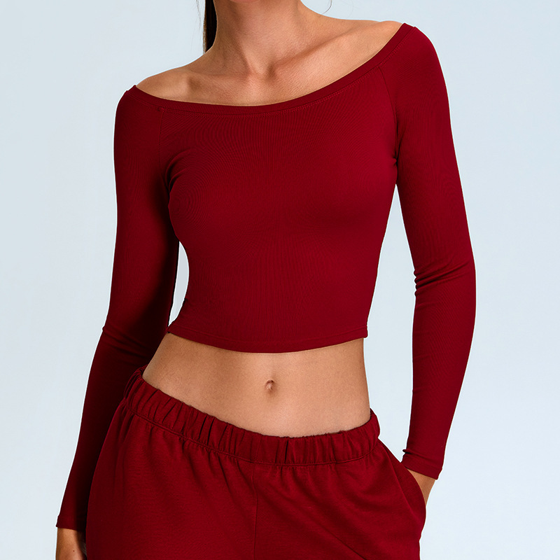 YJ-TM0214CX Women's  sports long-sleeved top