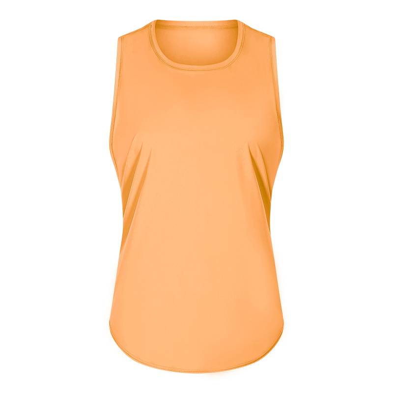 DQ-S2023 quick-drying vest yoga sleeveless blouse running breathable loose sports T-shirt