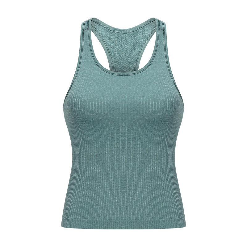 Spot yoga clothes fashion with chest pad I-shaped beautiful back yoga vest sports running fitness tops female DT140