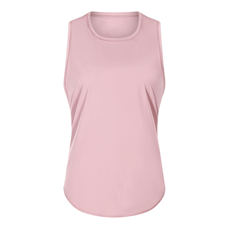New quick-drying vest women's fitness yoga sleeveless blouse running breathable loose sports T-shirt summer S2023