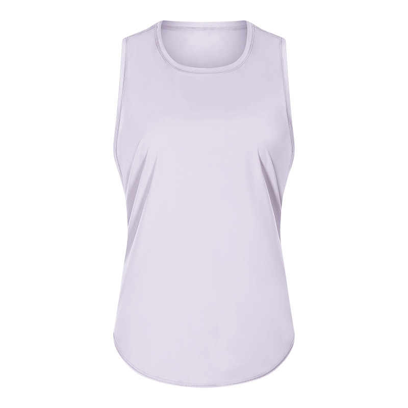 DQ-S2023 quick-drying vest yoga sleeveless blouse running breathable loose sports T-shirt