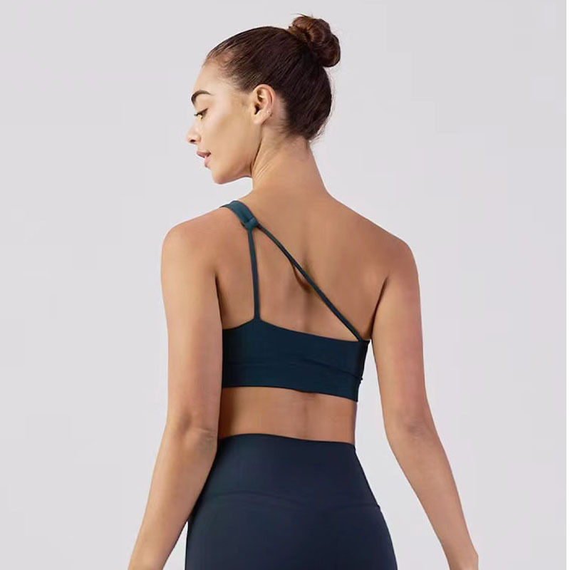 Cross-border foreign trade fitness vest for women with chest pads, high elastic quick-drying sports running yoga bra bra