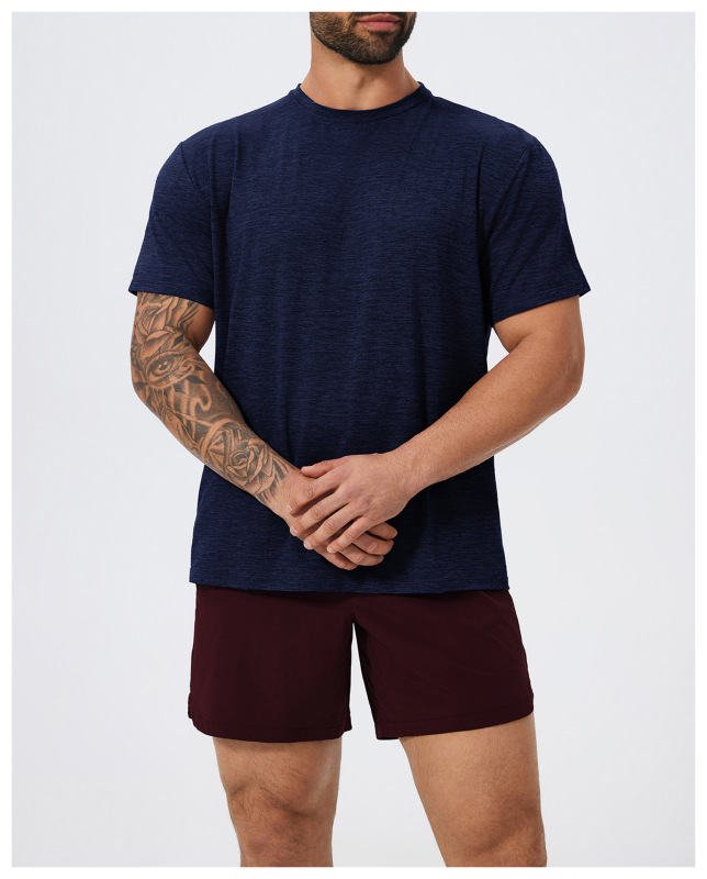 DD-DDX1105 Fitness Loose Short Sleeve Gym Tee for Men