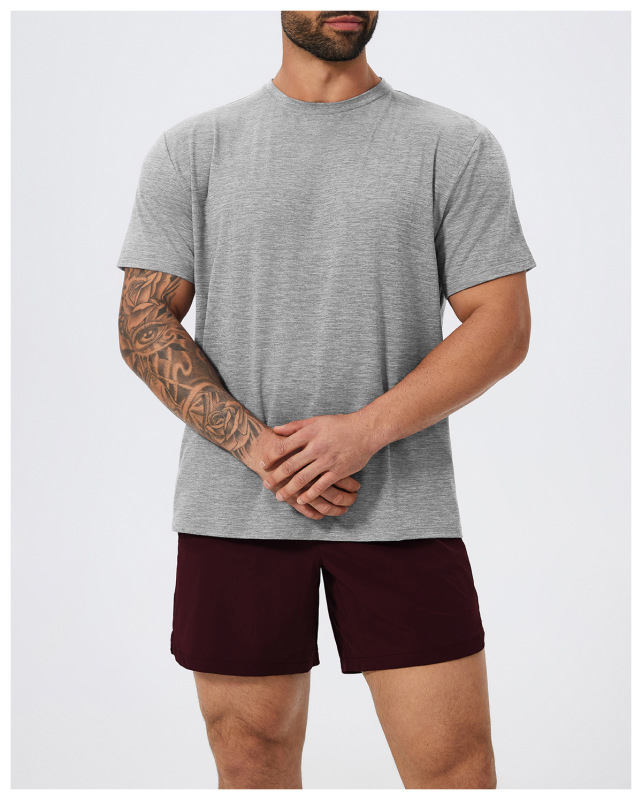 DD-DDX1105 Fitness Loose Short Sleeve Gym Tee for Men