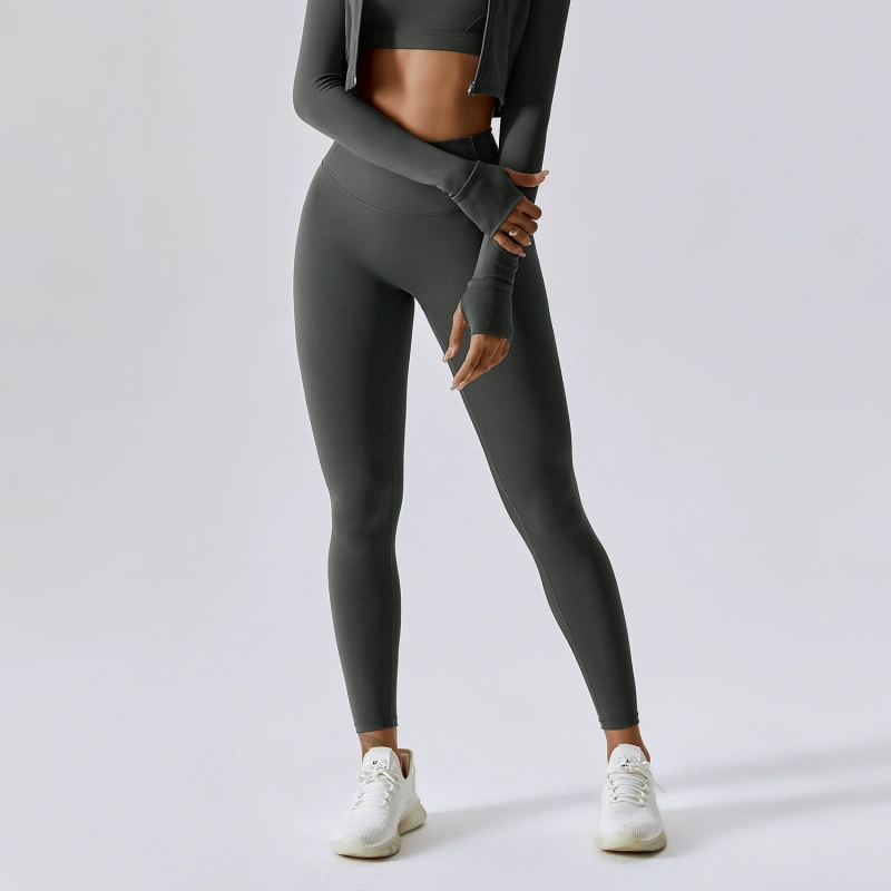 ZC-BCK8047-CK   running nude quick-drying fitness pants breathable outer wear tight