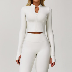 ZC-BCX8047-CX   Zipper sports yoga jacket