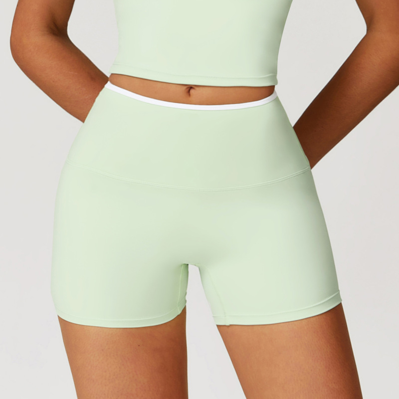 Zechuang nude cross-border yoga shorts tight high waist quick-drying shorts sports running fitness shorts 9238