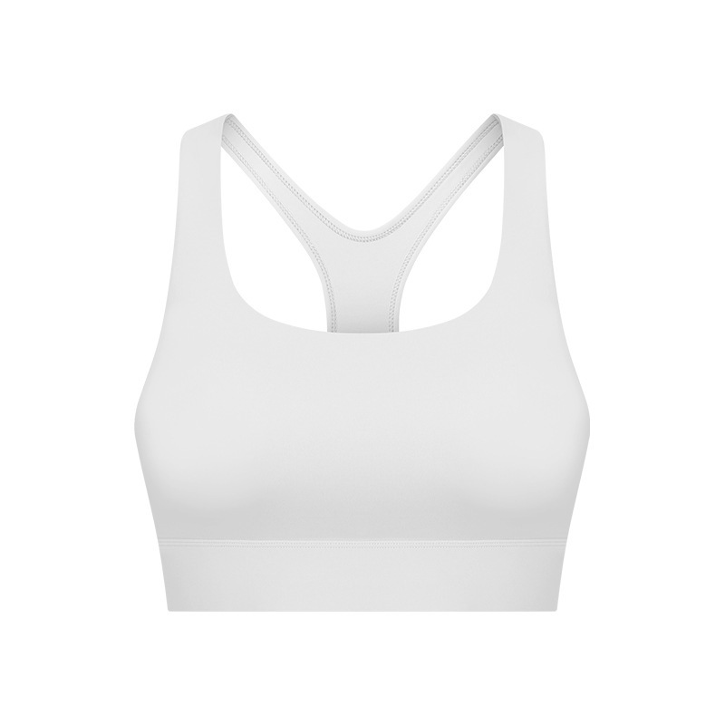 Yoga new buckle high-strength shockproof sports bra women's back hollow beautiful back sports bra DW148