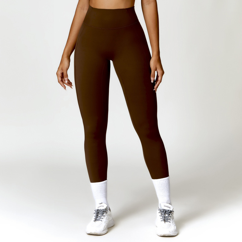 Zechuang quick-drying tight high waist yoga pants abdomen hip lifting fitness pants nude wear running sports trousers 8503