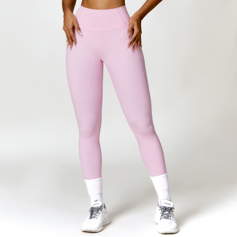 Zechuang quick-drying tight high waist yoga pants abdomen hip lifting fitness pants nude wear running sports trousers 8503