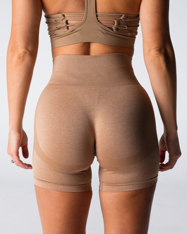 European and American style cationic polyester nylon AB yarn high elastic big hip-lifting dark flower seamless yoga pants three-quarter pants fitness pants