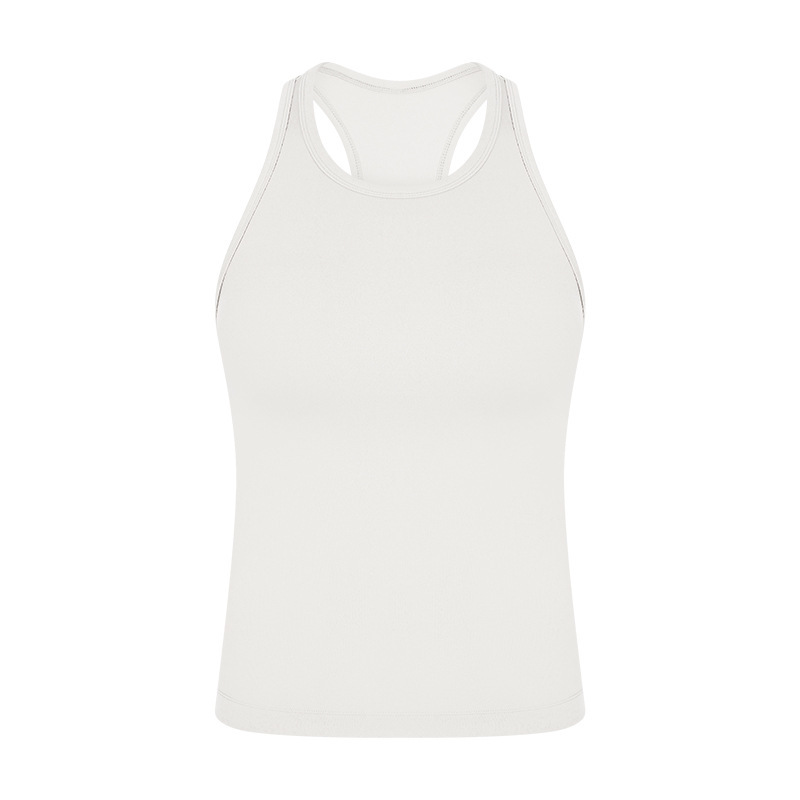 Summer nude high elastic sports tops slim yoga clothes new yoga vest fitness women wear DT343