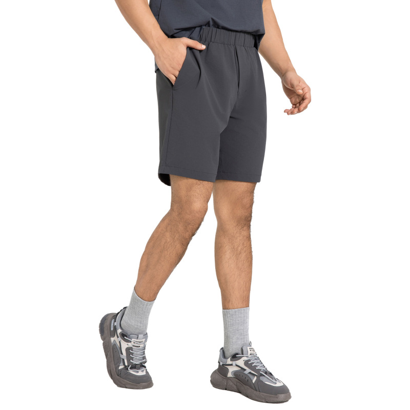 New summer loose casual sports shorts men's quick-drying breathable elastic drawstring running fitness pants DMK003