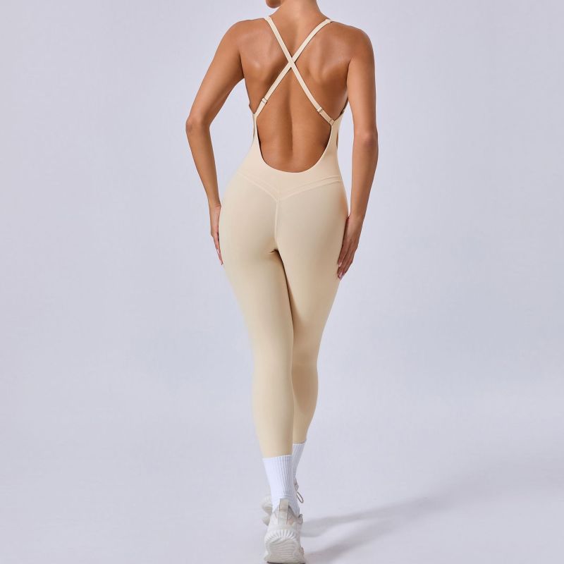 QS-90107-LTY-Adjustable Shoulder Straps jumpsuit
